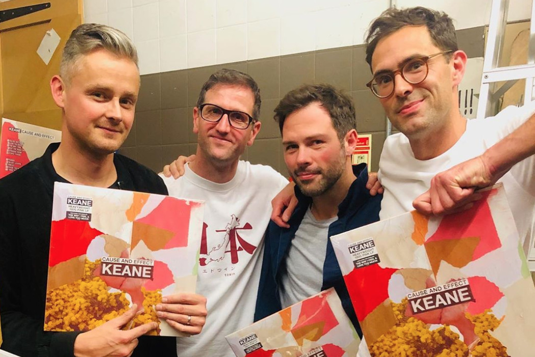 La banda Keane presentando su recién estrenado nuevo disco 'Cause and Effect' / INSTAGRAM