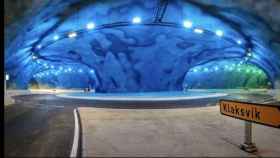 Túnel de Eysturoy con la primera rotando submarina del mundo, en las Islas Feroe / TWITTER