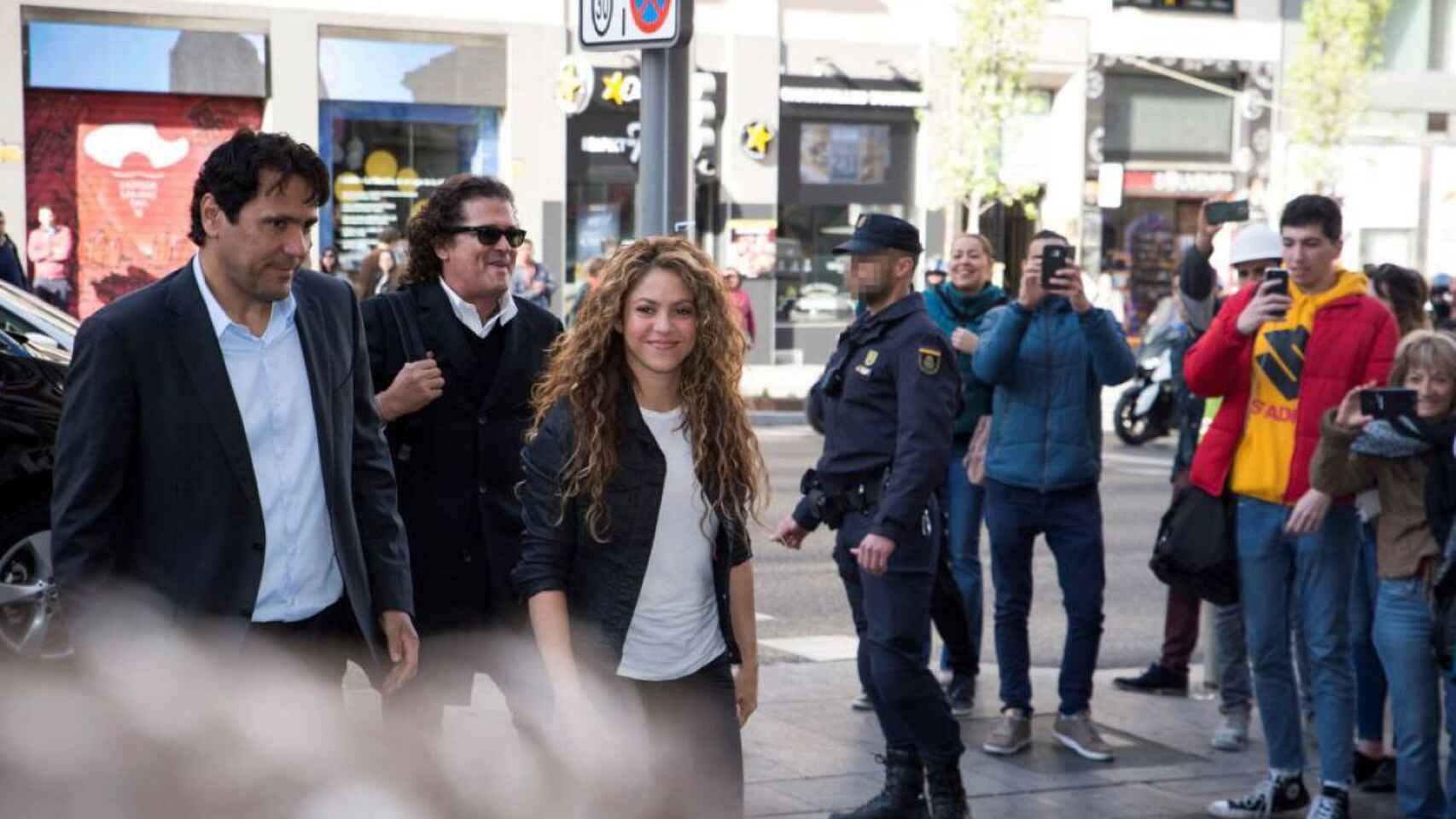 Shakira acude a los juzgados en Madrid