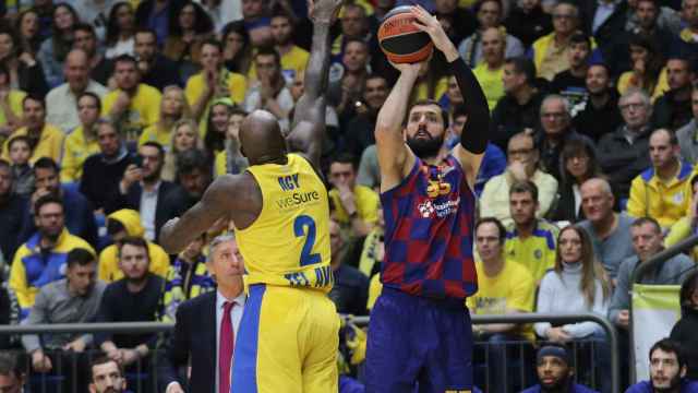 Nikola Mirotic contra Maccabi de Tel Aviv / EFE