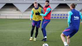 De Jong en un entrenamiento con el FC Barcelona / FC Barcelona
