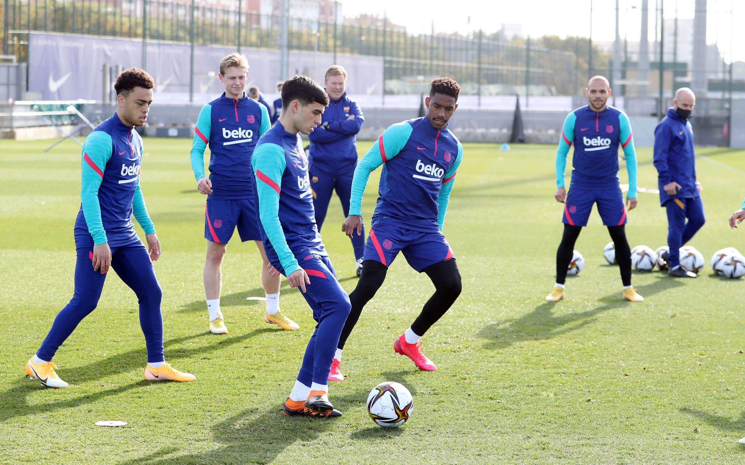 Los jugadores del Barça, en un entrenamiento | FCB