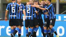 El Inter de Milán celebra un gol / EFE