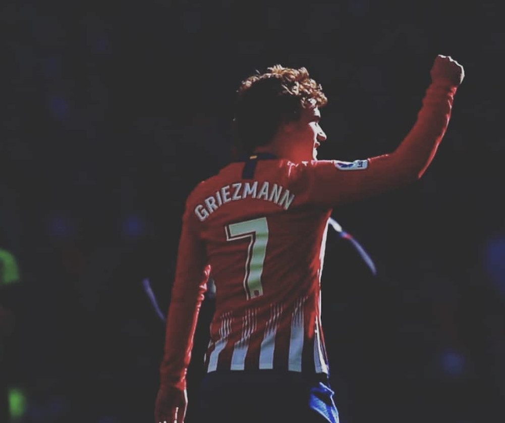 Una foto de Antoine Griezmann durante un partido del Atlético de Madrid / Instagram