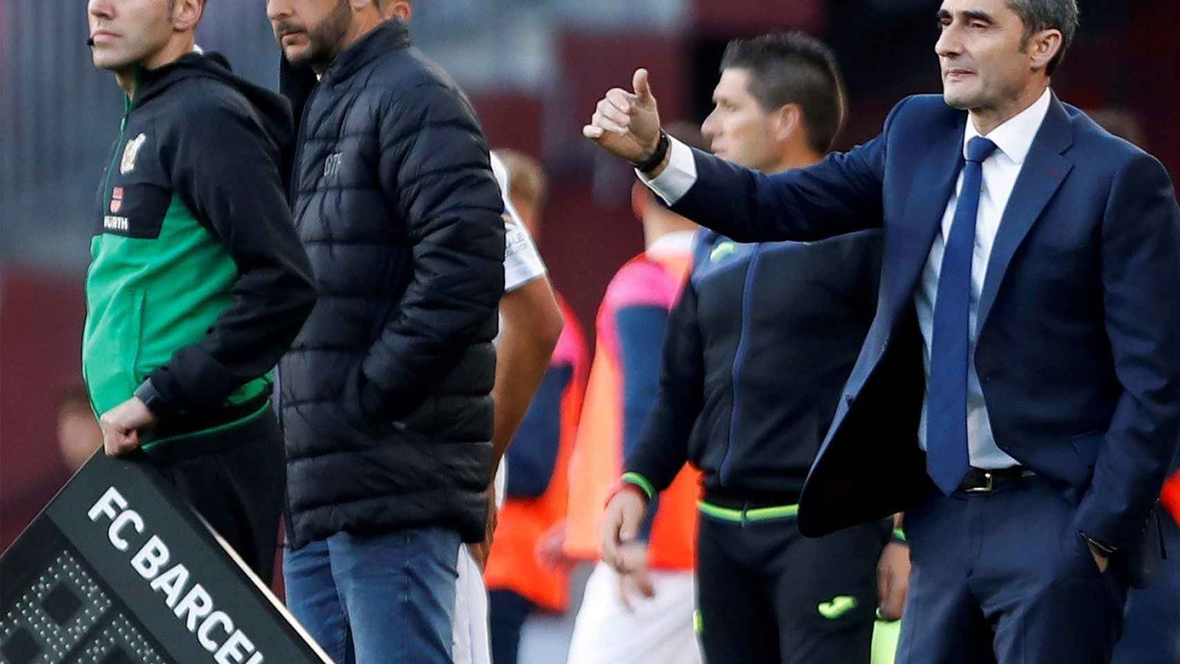 Ernesto Valverde descarta presentar la dimisión tras dirigir al Barça contra el Getafe / EFE