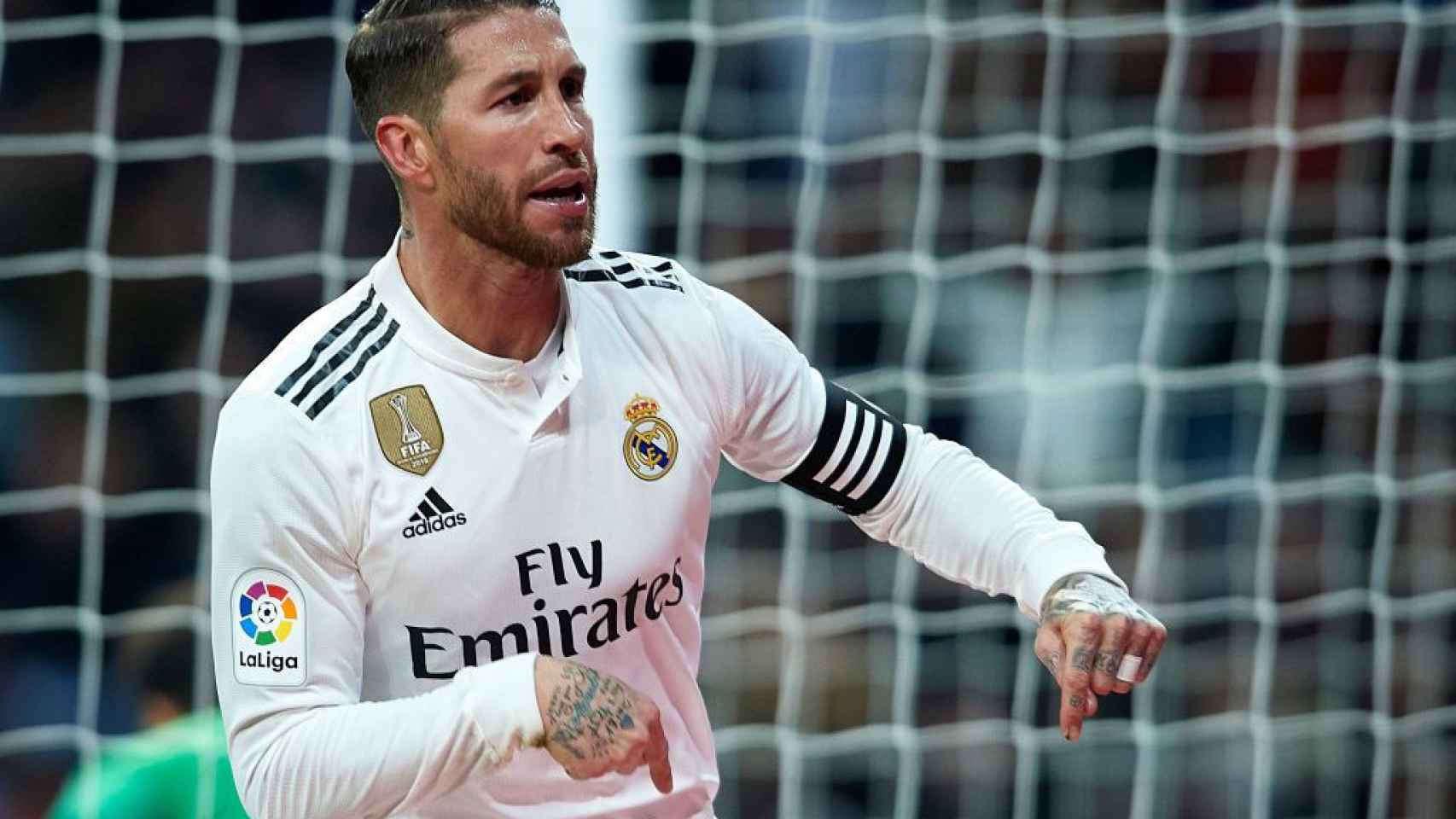 Una foto de Sergio Ramos durante un partido del Real Madrid / EFE