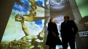 Un montaje audiovisual sobre los años americanos del pintor abre la exposición 'Dalí arde en el fuego atómico' / OBRA SOCIAL LA CAIXA