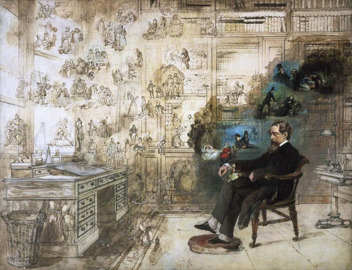'El sueño de Dickens' (1875) / ROBERT WILLIAM BUSS