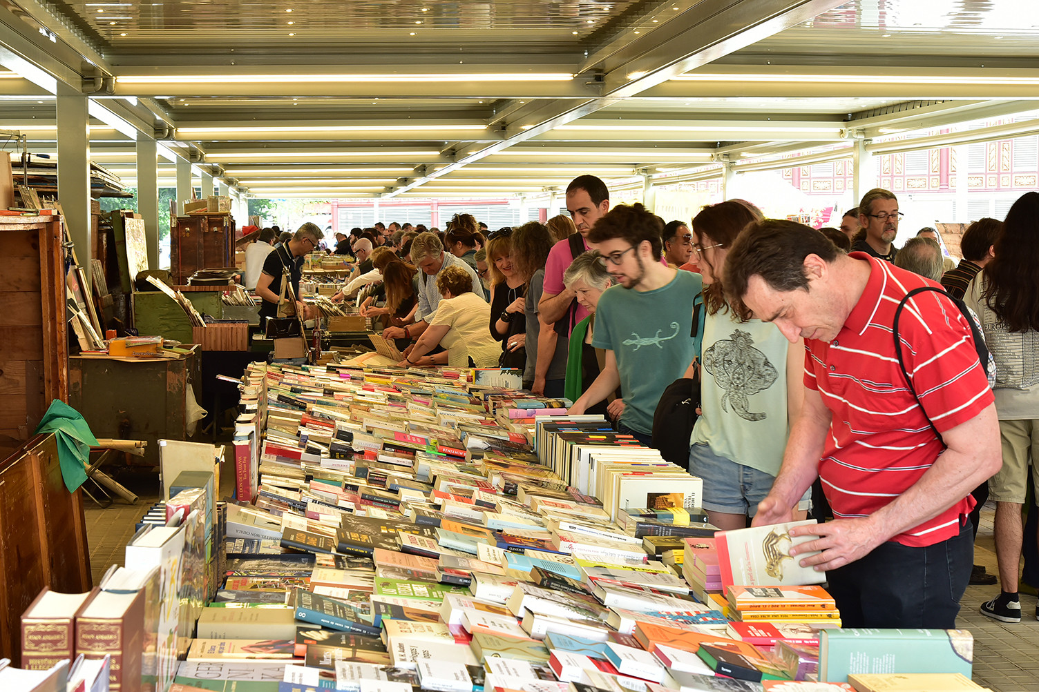 Mercado dominical de libros de Sant Antoni