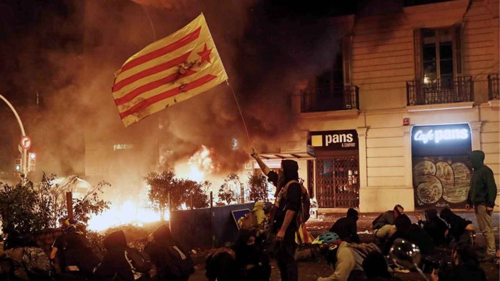 Radicales siembran el caos en Cataluña / EFE
