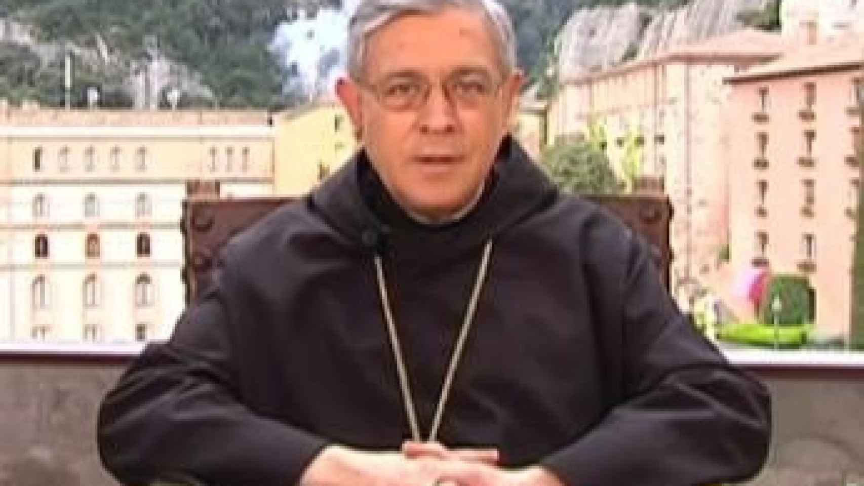 El padre abad de Montserrat, Josep Maria Soler