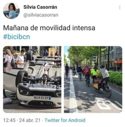 Tuit de Sílvia Casorrán / CG
