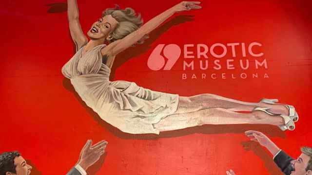 Mural de Marilyn Monroe en el Museo Erótico de Barcelona / CG