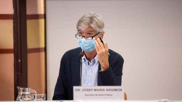 Josep Maria Argimon, secretario de Salud Pública de la Generalitat, hablando de vacunas / EP