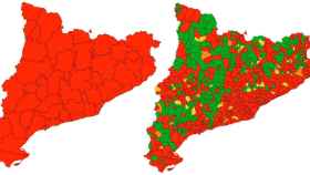 Riesgo rebrote en Cataluña por comarcas y municipios a fecha 4 de enero del 2021