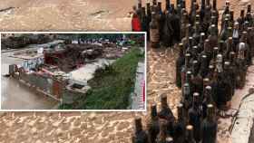 El Celler Rendé Masdéu y sus botellas de vino tras las inundaciones / INSTAGRAM