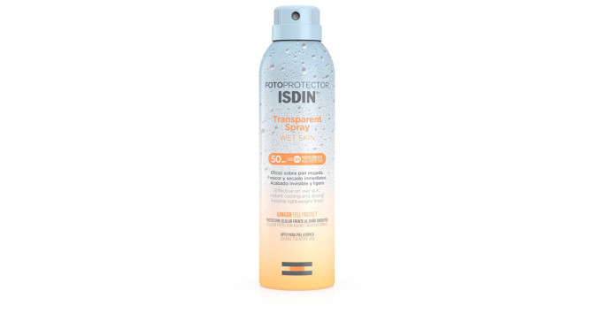 Fotoprotector ISDIN Transparent Spray Wet Skin SPF 50 / ISDIN