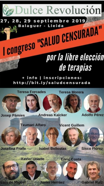 Cartel del congreso pseudocientífico de Josep Pàmies en Lleida / TWITTER
