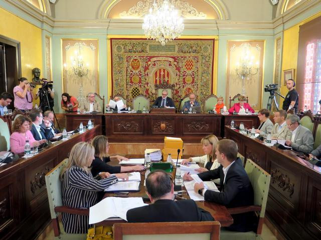Pleno de la Paeria de Lleida el pasado 5 de octubre / AJUNTAMENT DE LLEIDA