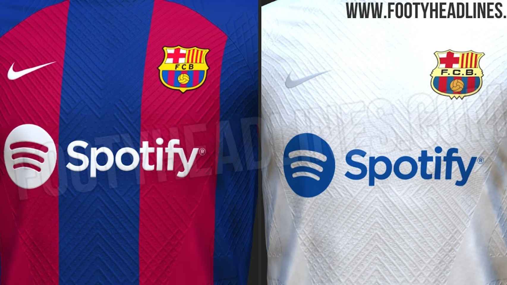 La primera y la segunda equipación del Barça, filtradas