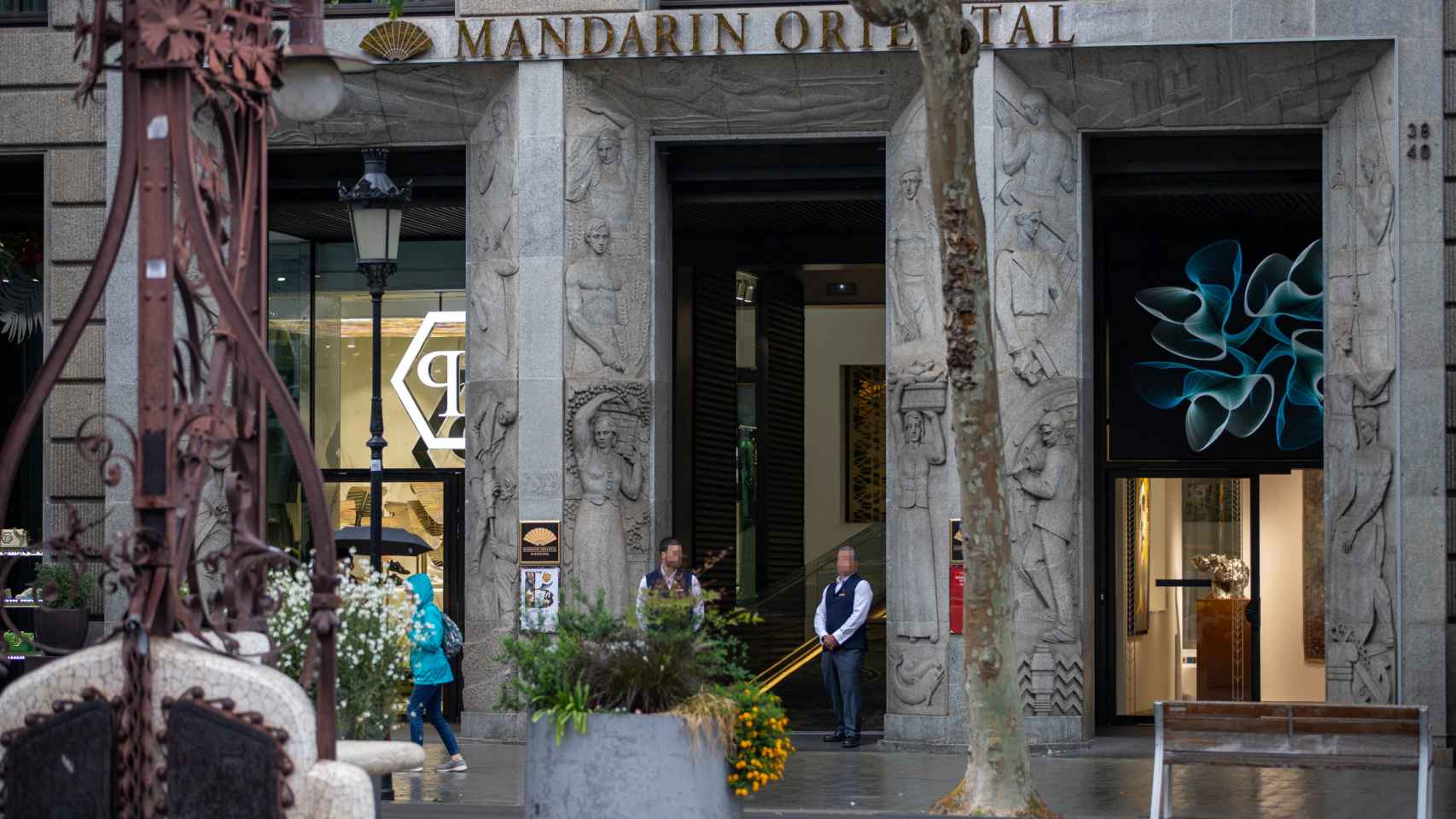 Seguridad del hotel Mandarín de Paseo de Gracia de Barcelona
