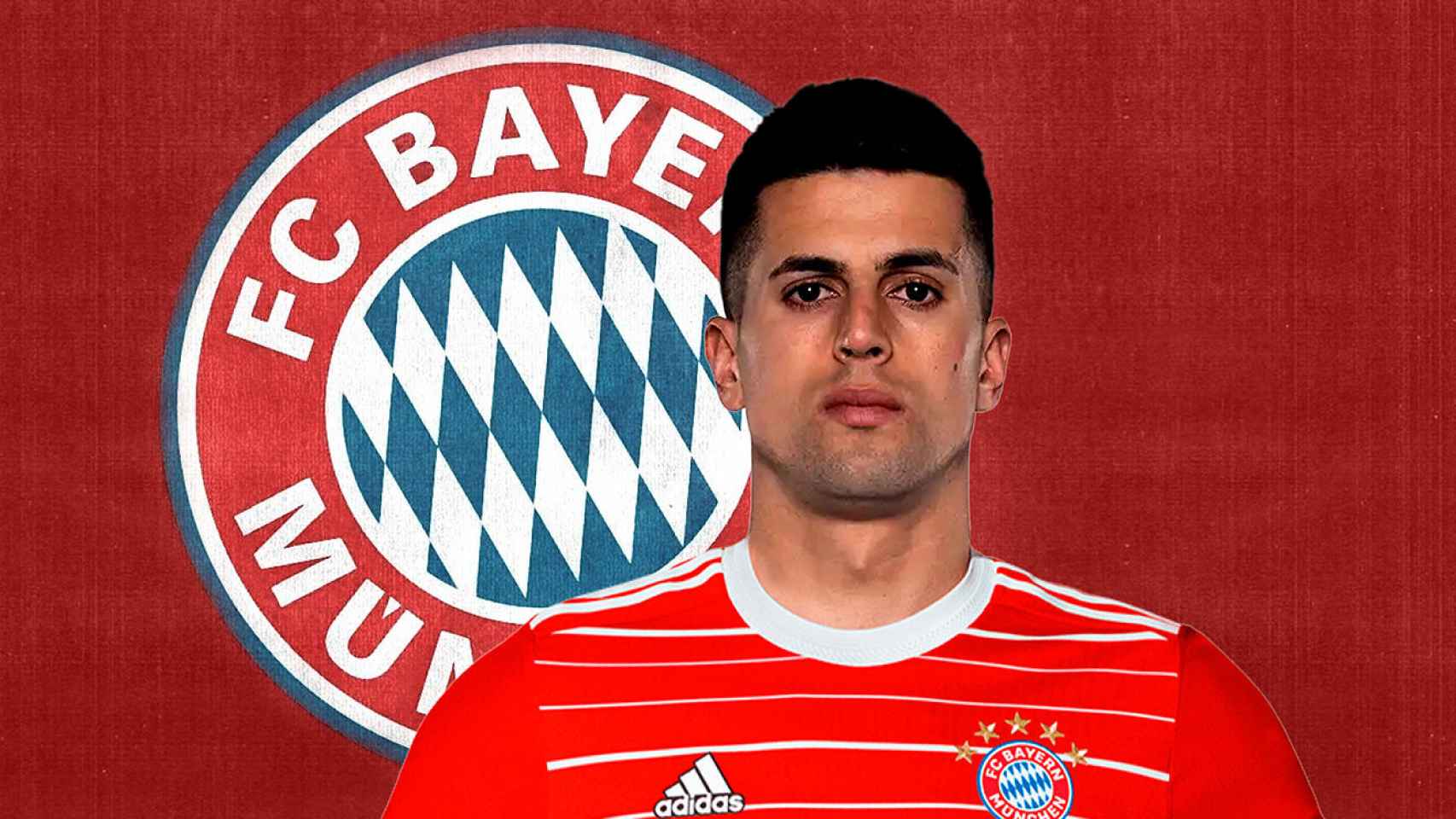 Cancelo, en su presentación como jugador del Bayern : REDES