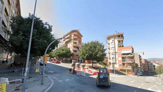Calle Viladordis y avenida Francesc Macià de Manresa, donde ocurrió el accidente