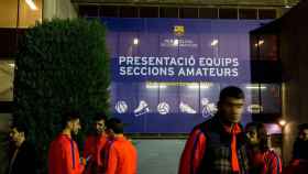 Una imagen de la presentación de las secciones amateurs del Barça / FCB