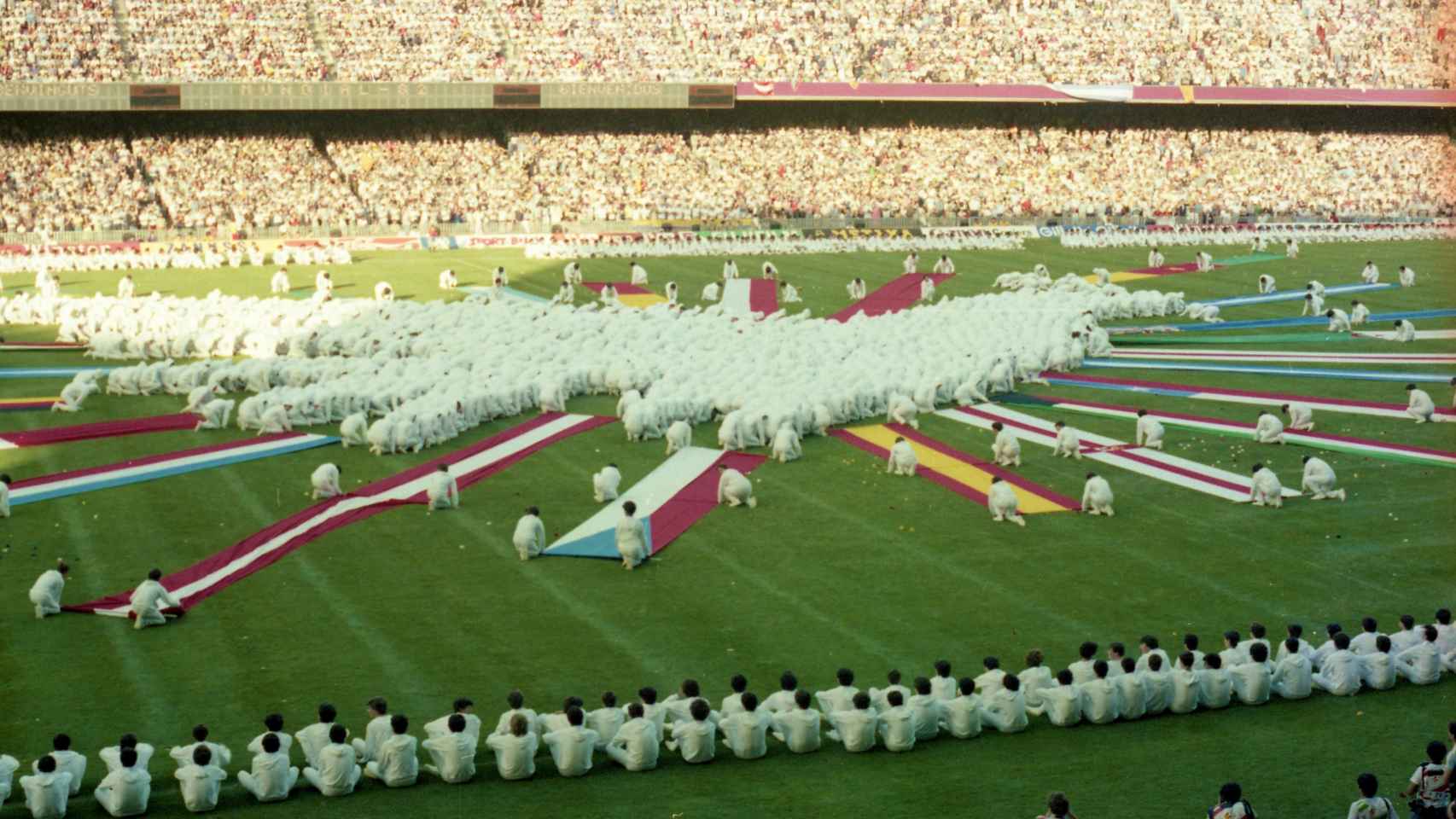 El Camp Nou en la inauguración del Mundial de 1982