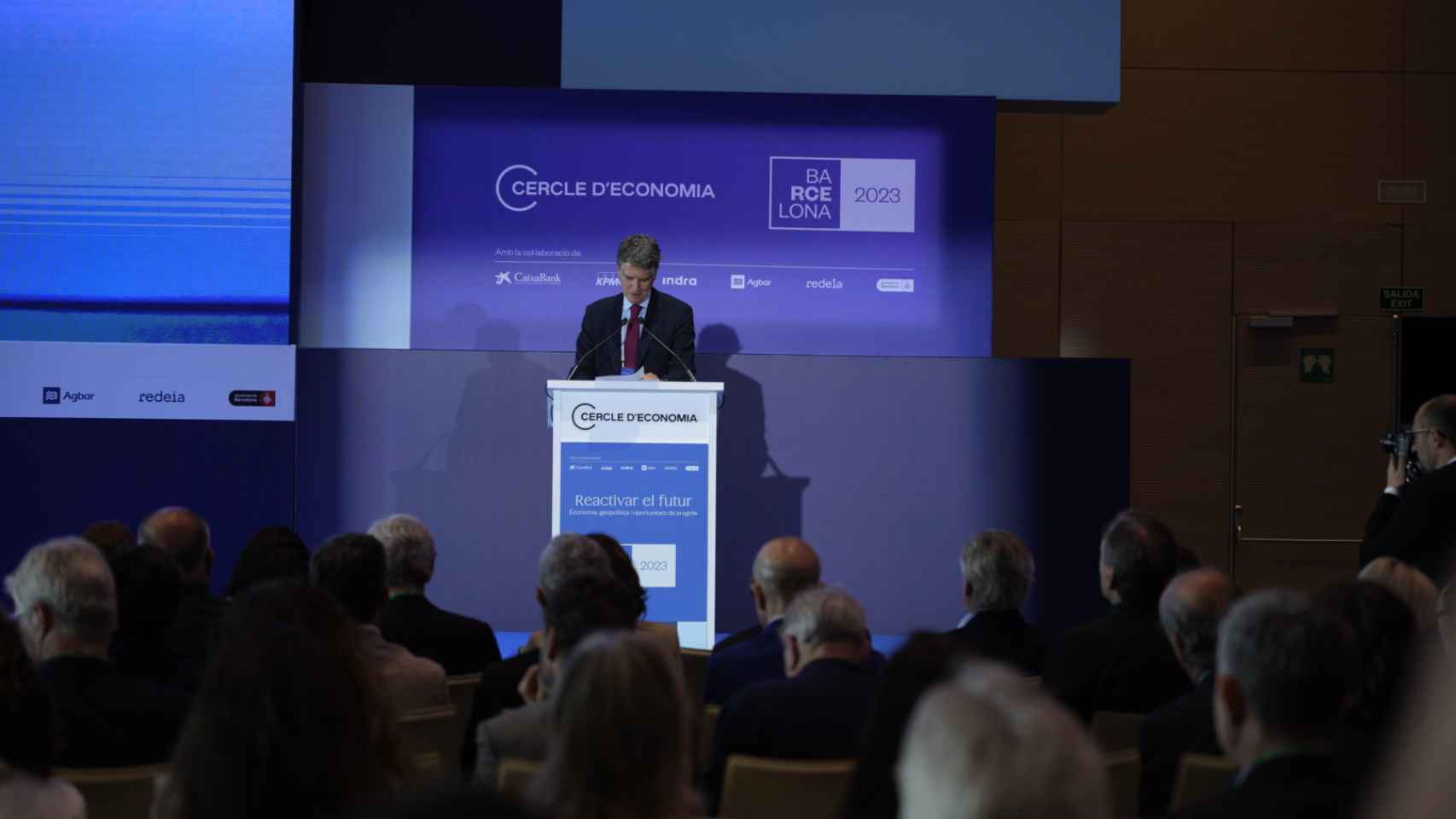 El presidente del Círculo de Economía, Jaume Guardiola, en la primera jornada del encuentro anual del lobi empresarial