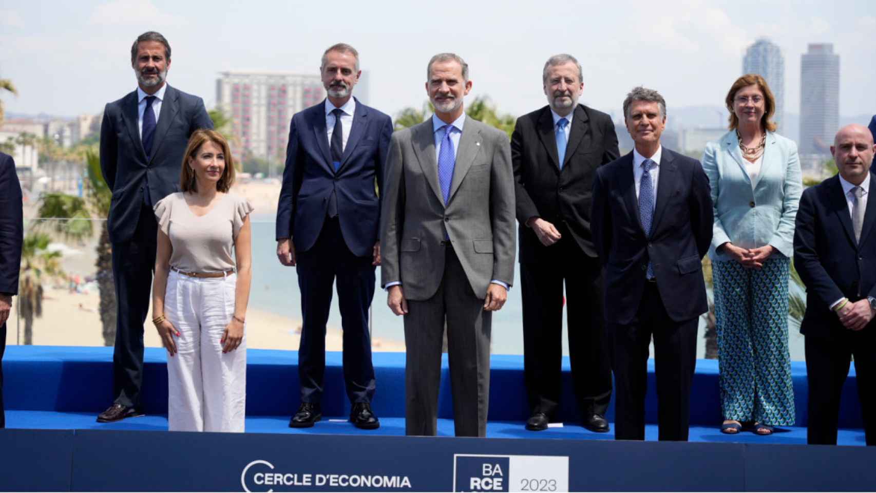 El rey Felipe VI en la reunión del Cercle d'Economia en Barcelona