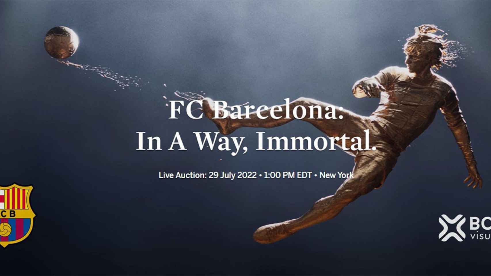 El primer NFT del Barça, dedicado a la figura del Johan Cruyff, el holandés volador / SOTHEBY'S