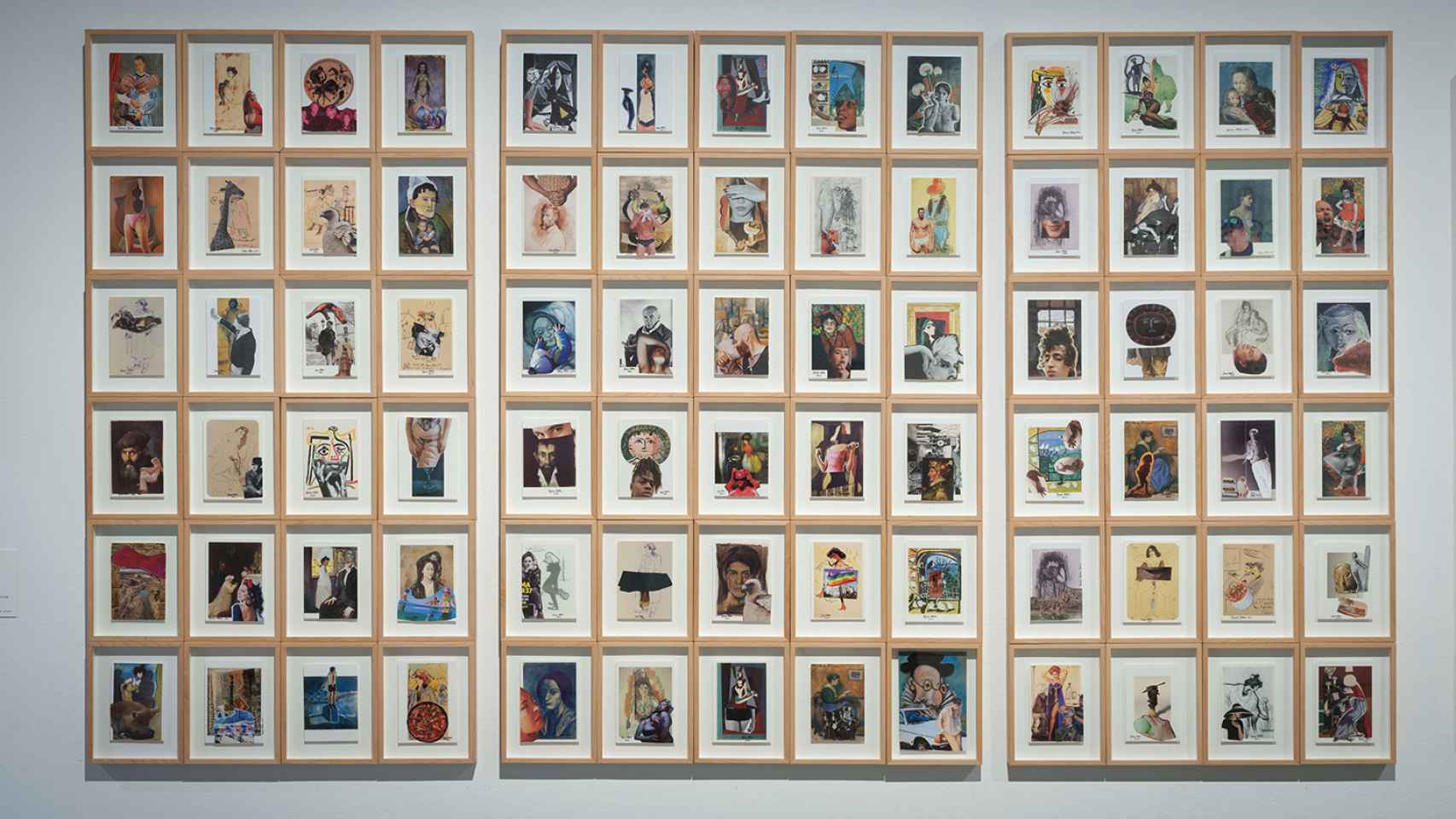 Postales manipuladas del Museo Picasso Miquel Coll