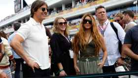 Tom Cruise y Shakira en el Gran Premio de Miami de Fórmula 1