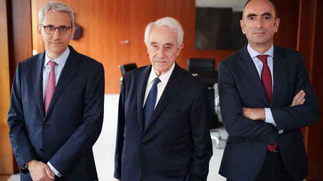 De izquierda a derecha: Jordi Mercader Barata, Jordi Mercader Miró e Ignasi Nieto / CEDIDA