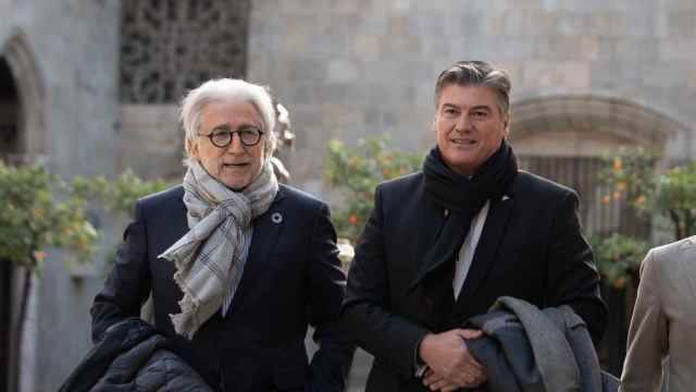 El presidente del Foment del Treball, Josep Sánchez Llibre (i) y el presidente de Pimec, Antoni Cañete (d) / EP