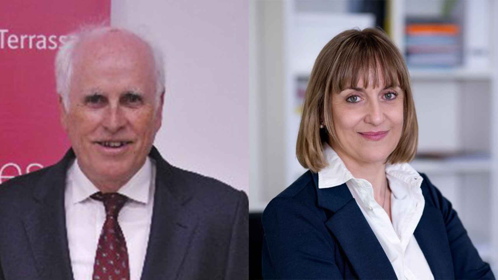 Ramon Talamàs y Natàlia Cugueró, candidatos a la presidencia de la Cámara de Comercio de Terrassa