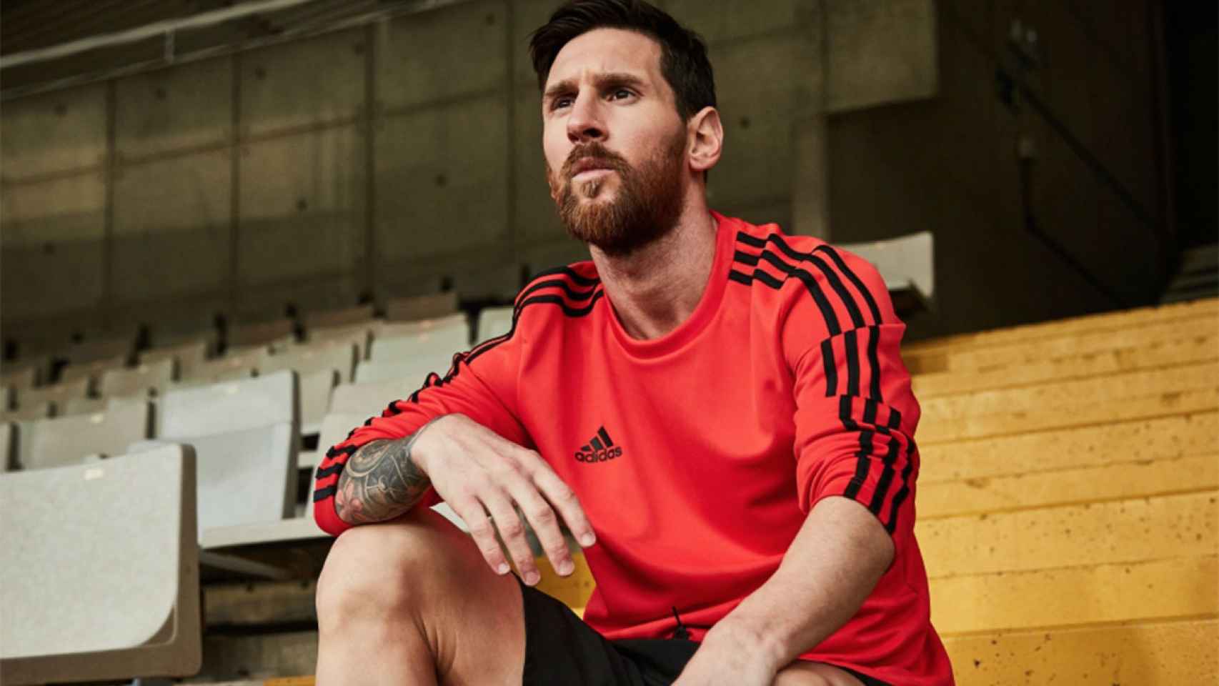 Leo Messi, promocionando a la marca Adidas en una imagen comercial / ADIDAS