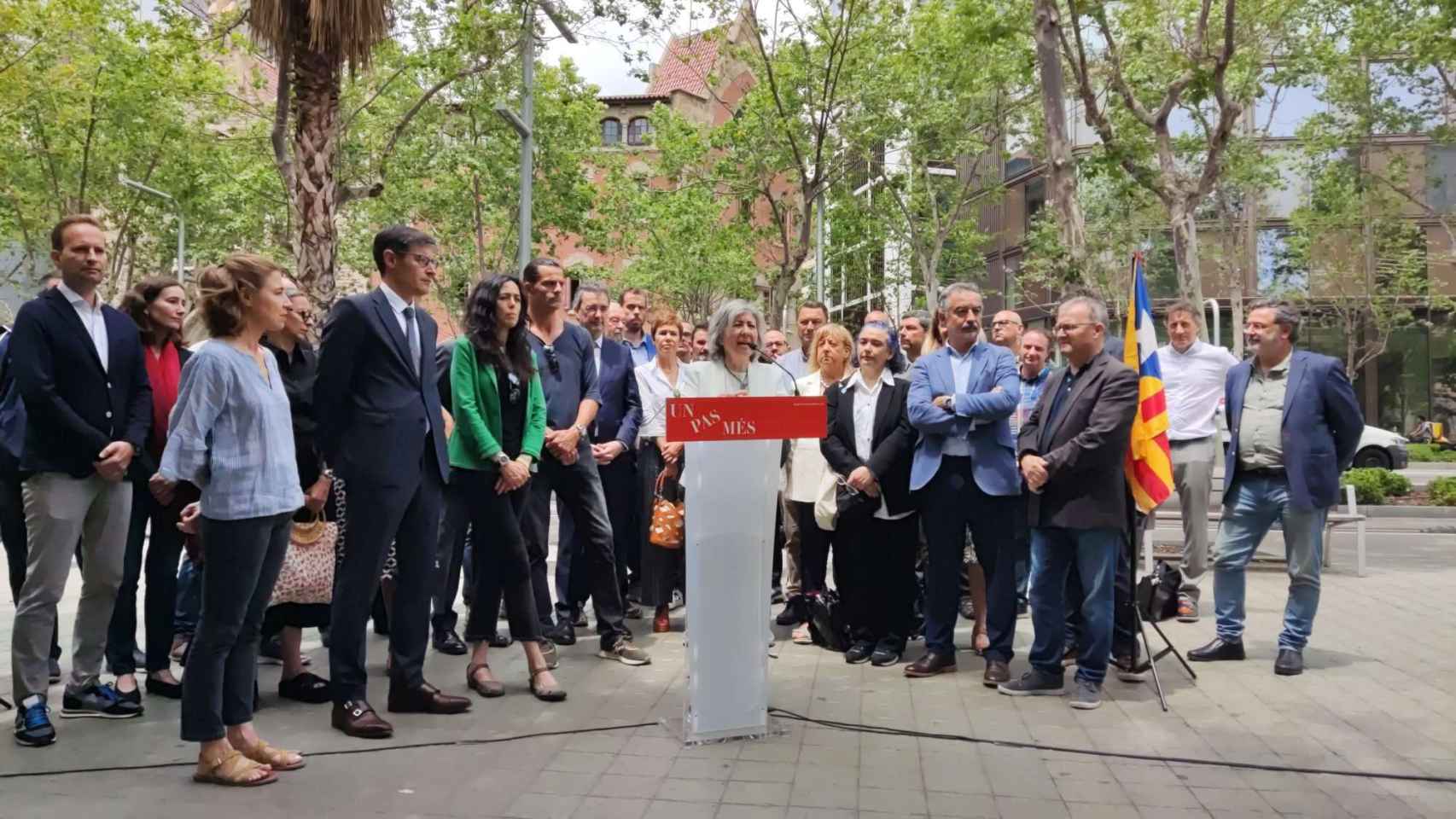 Dolors Feliu, presidenta de la ANC, lanza la candidatura Eines de País a la Cámara de Comercio de Barcelona