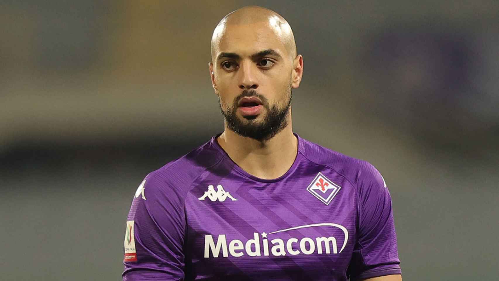 Sofyan Amrabat, durante un partido con la Fiorentina esta temporada / REDES