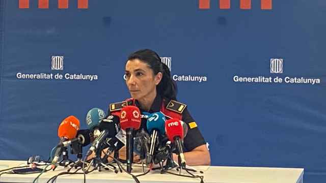 Montserrat Escudé, inspectora de Mossos d'Esquadra, durante la rueda de prensa en la que ha abordado las violaciones grupales en Cataluña