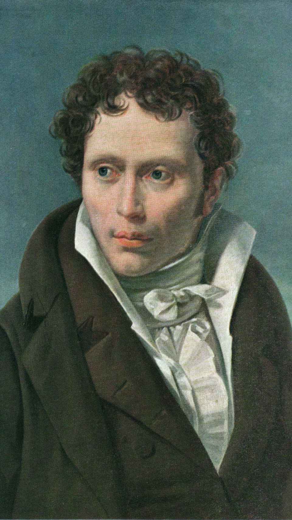 Arthur Schopenhauer retratado por Ludwig SigismundRuhl (1815)