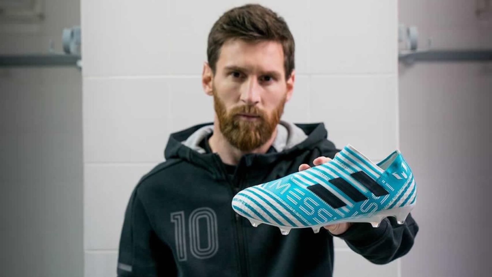 Messi, en una campaña de Adidas