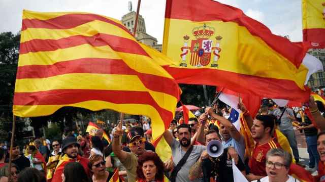 Manifestación constitucionalista en Barcelona