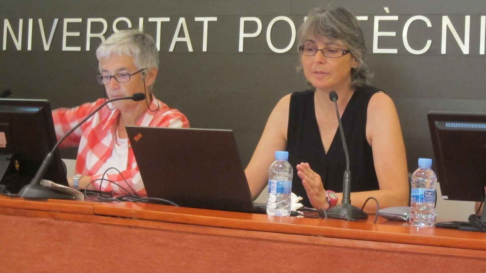 Vera Sacristan (OSU) y Helena Troiano (UAB)