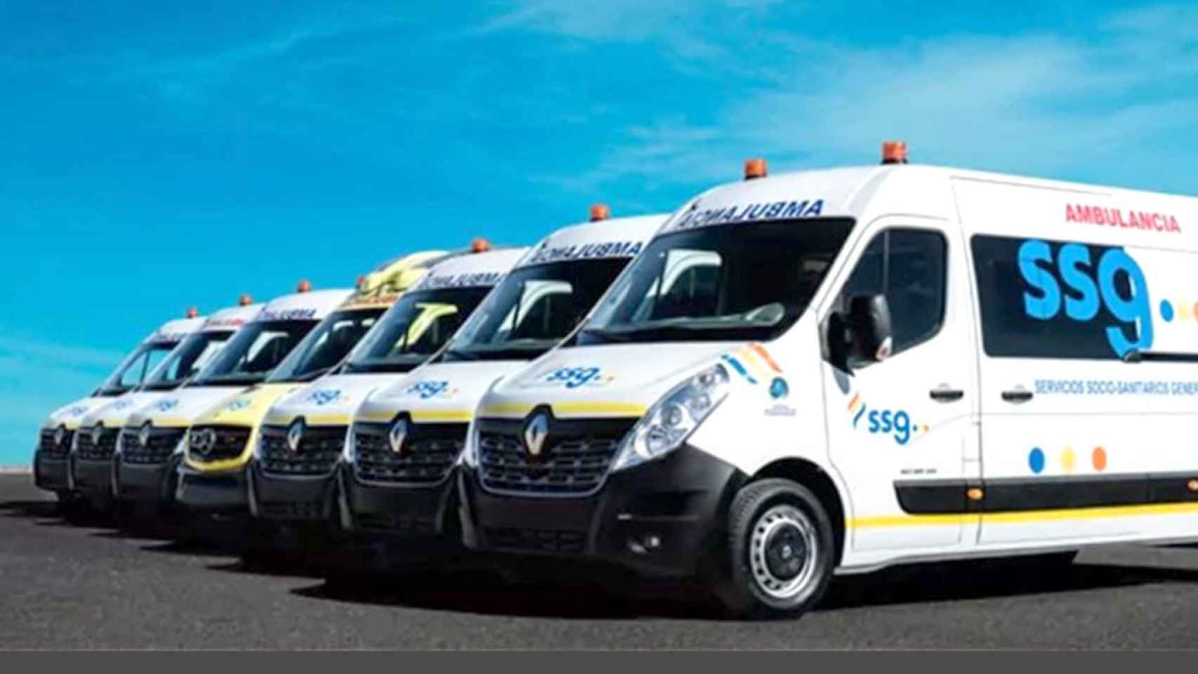 Ambulancias del grupo SSG