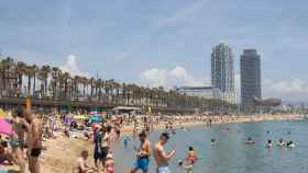 Playa de la Barceloneta, en una imagen de archivo