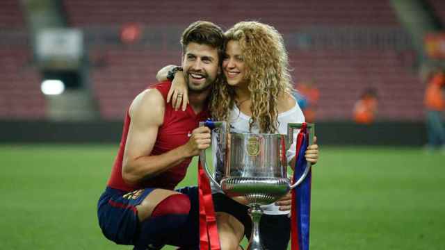 Shakira y Gerard Piqué, celebrando un título con el FC Barcelona / REDES