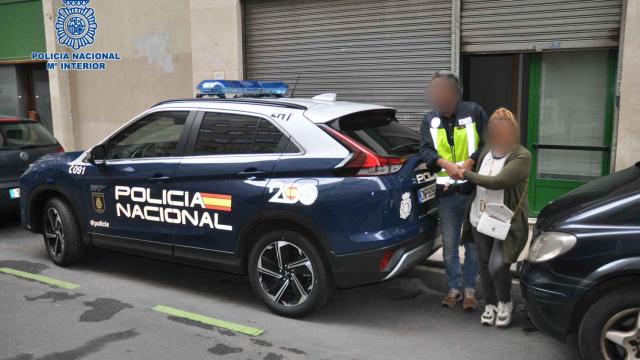 Imagen del operativo de la Policía Nacional.