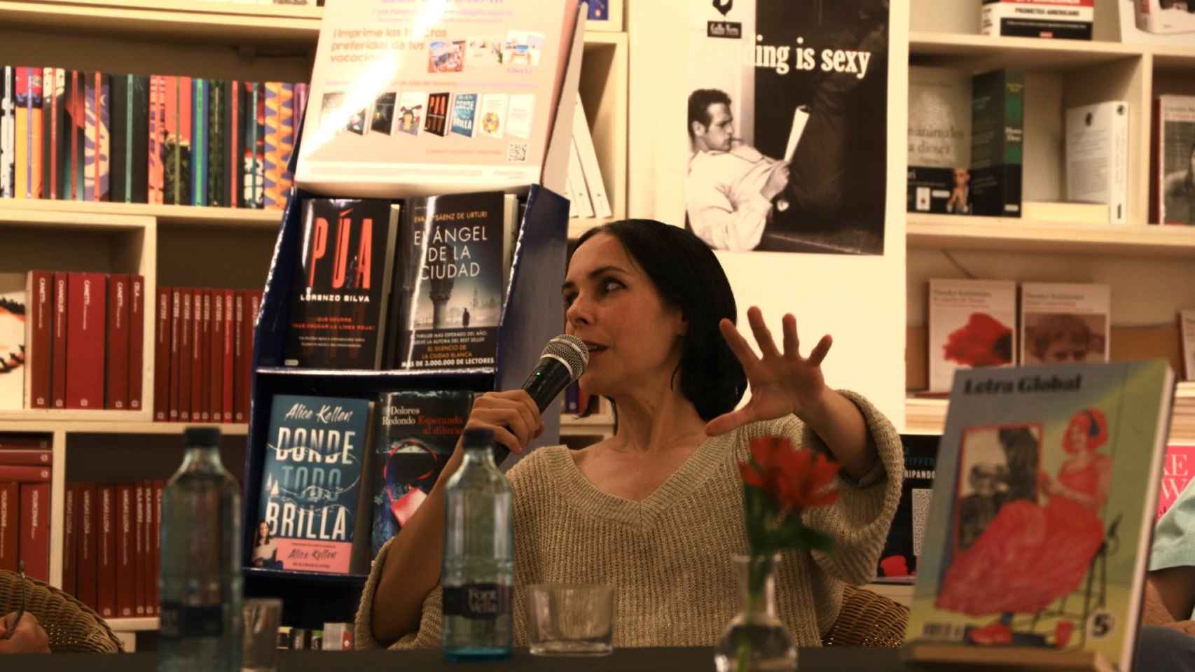 La escritora Betsabé García, en el debate de 'Letra Global'